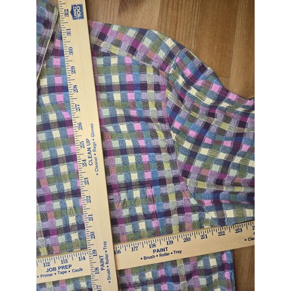 The Territory Ahead Mens Large Plaid Button-Up Shirt - Picture 7 of 7